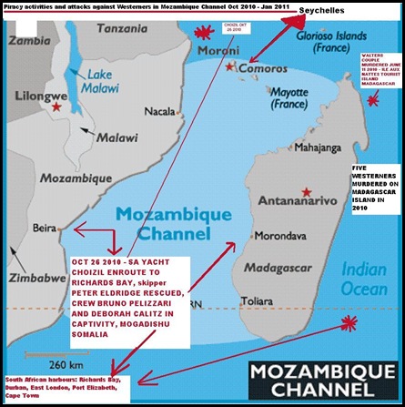 Mozambique Channel Map