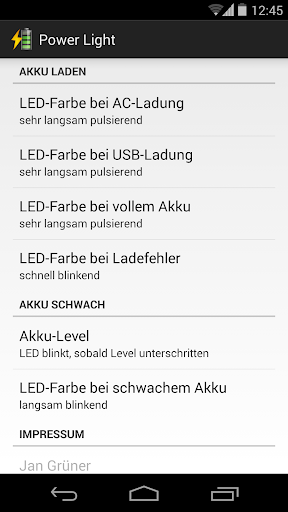 Nexus Battery LED