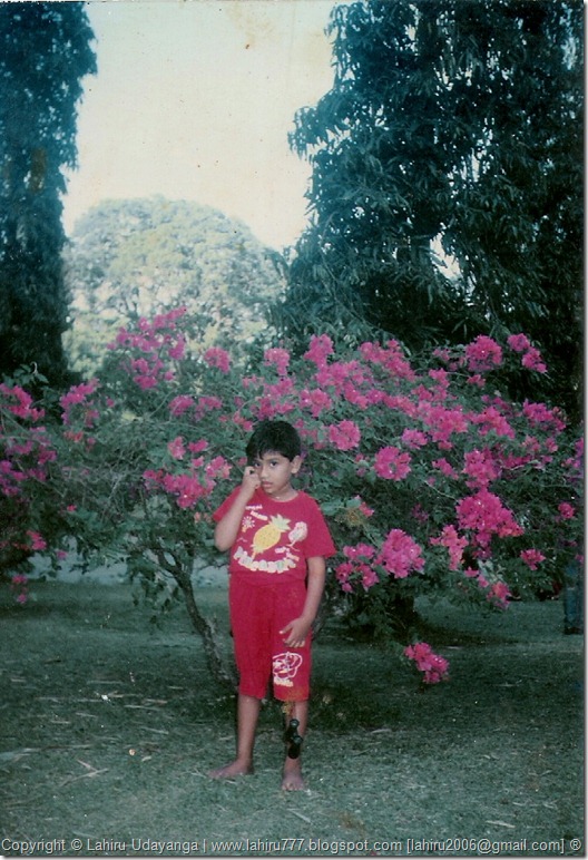 Lahiru Udayanga 1994 @ Haggala Garden. ®