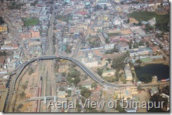 aerial view of dimapur