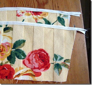 sewn tape pocket