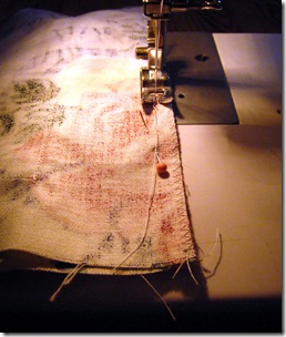 sew side seam