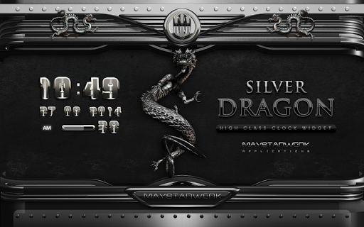 免費下載個人化APP|dragon digital clock silver app開箱文|APP開箱王