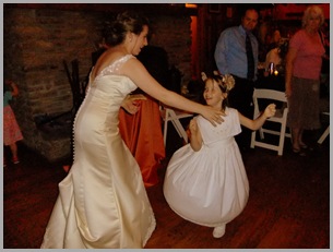 Aunt Mary Dancing with Flower Girl Catia