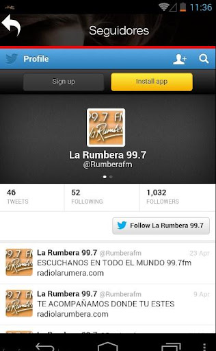 About: Radio La Rumbera 99.7 fm (Google Play version) | | Apptopia