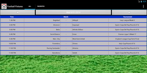 Football Fixtures  screenshots 10