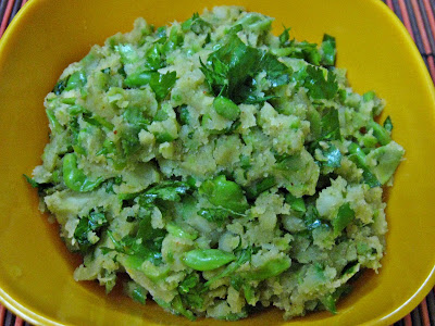 Green Peas Potato Paratha Filling