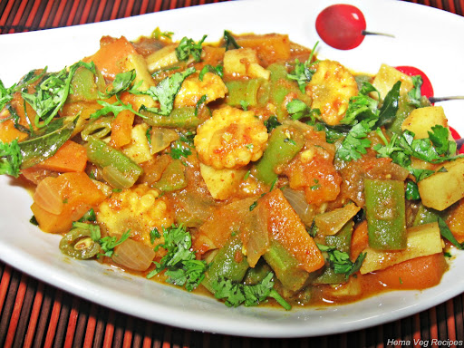 Mixed Vegetable Sabji or Subzi