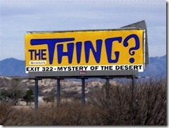 The thing sign