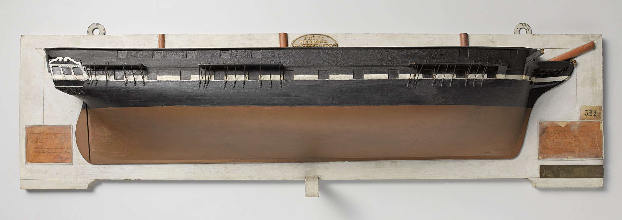 Half Model of a 38-Gun Frigate