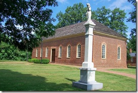 Little Fork Church with Little Fork Rangers Monument