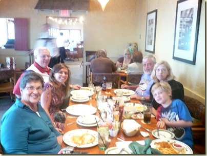 Dinner,Kathy,Sidney.Pat.Adam, Donna, & Sam.07-20-10