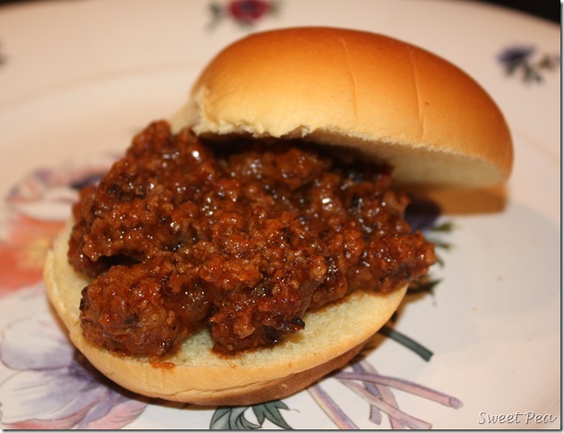 Sloppy Joes - Hamburger in a sweet and flavorful sauce is so good served on a bun as a sandwich. Sloppy Joes make an easy weeknight meal. virginiasweetpea.com