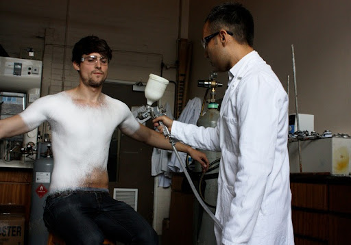 Designers Create World’s First Spray On Cloth | Amusing Planet