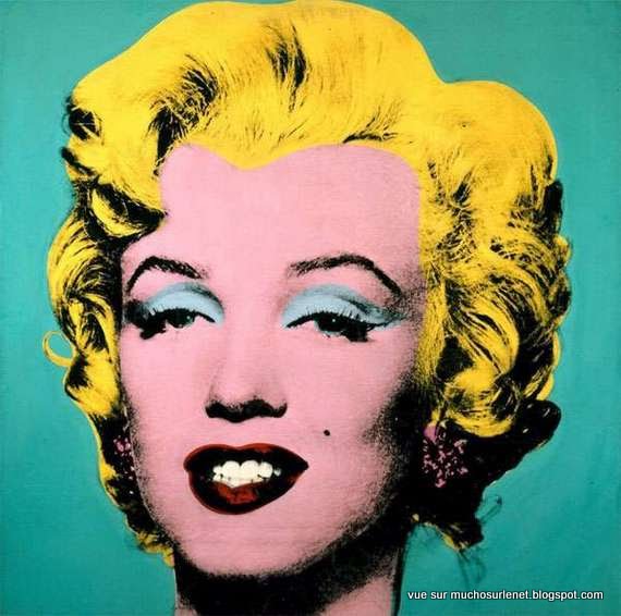 Turquoise Marilyn par Andy Warhol 