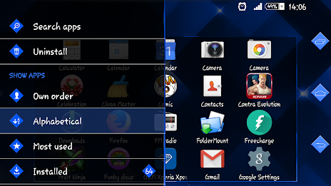 Sparkle Blue 2 Xperien Theme poster 14