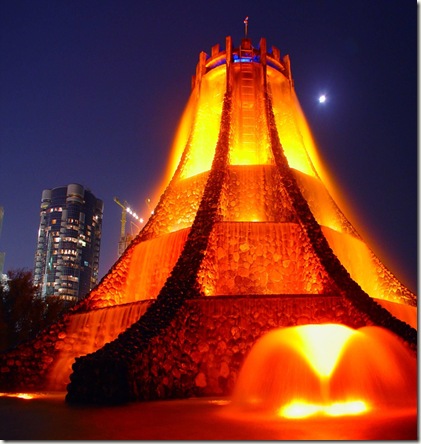 Volcano Fountain in Abu Dhabi 2