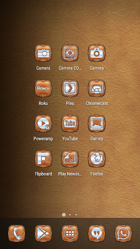 【免費個人化App】Leather Pouch TSF Shell Theme-APP點子