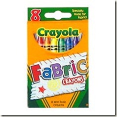 fabric crayons