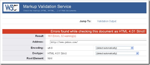 yahoo invalid html yahoo invalid html