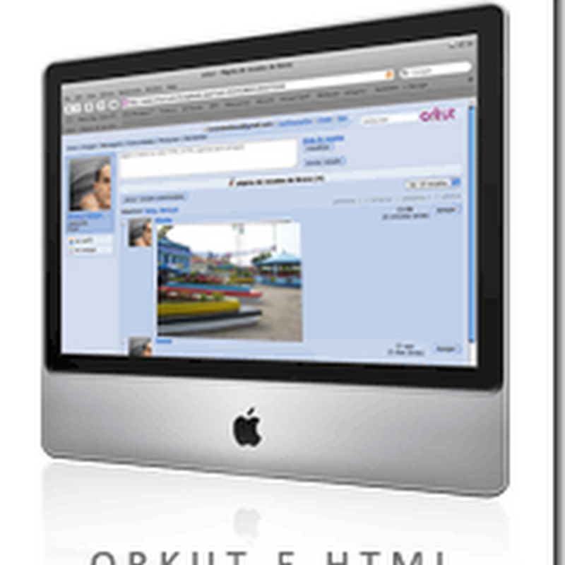 Scrap e depoimentos no orkut com fotos (Html)