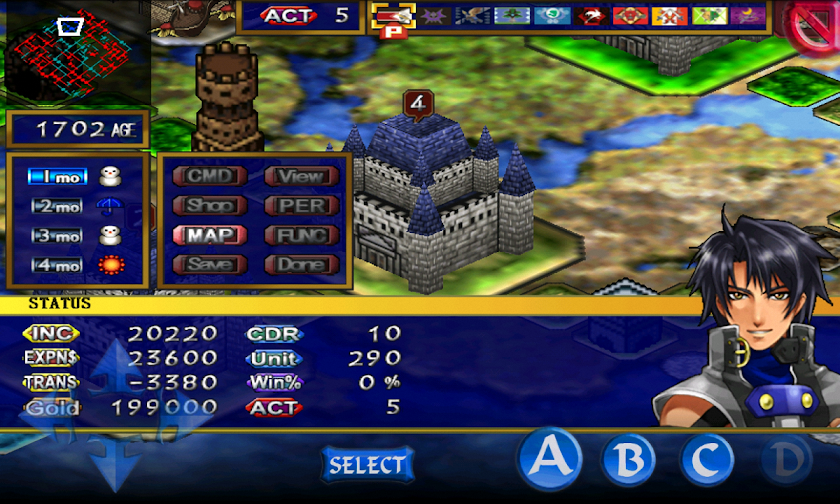 SRPG Generation of Chaos Screen 2