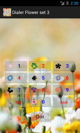 Dialer Flower 3