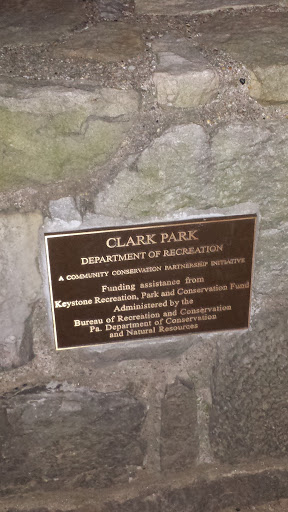 Clark Park Plaque