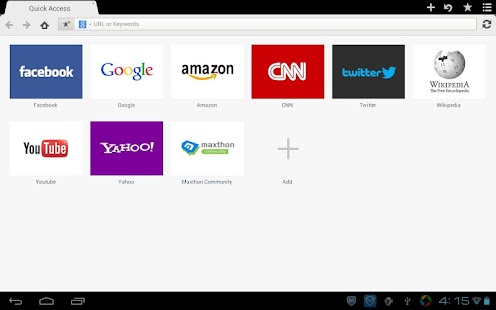 Maxthon Browser - Fast - screenshot thumbnail