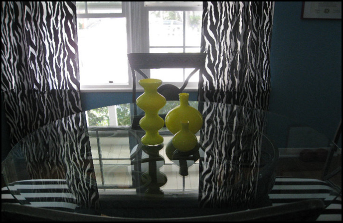 yellow vases