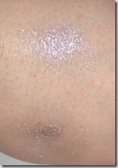 Urban Decay Stardust shadow swatches 2
