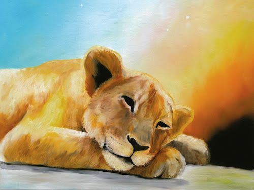 <p>
	Animals from "Sleepy Lion Lullaby" By Rachel Boult</p>
<p>
	Available in Prints or Cards</p>
