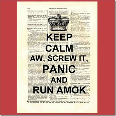keep calm panic