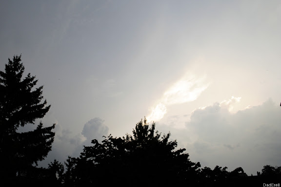 Ciel d'orage. 