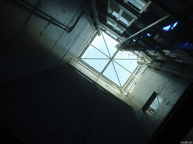 Cage ascenseur de parking à Chambéry
