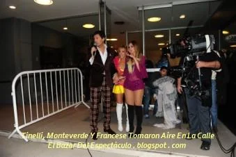 Tinelli, Monteverde Y Francese Tomaron Aire En La Calle.jpg