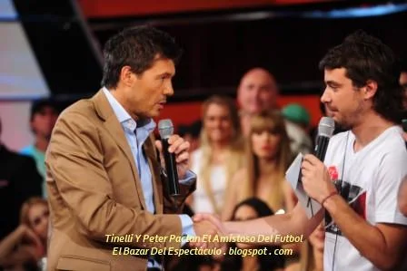 Tinelli Y Peter Pactan El Amistoso Del Futbol.jpg