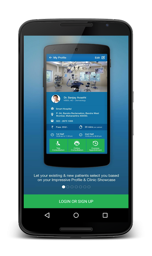 Android application Book Doctor Appointment-Dr App screenshort