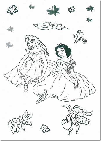 Disney Princess in Ebern Girl - Coloring (8)