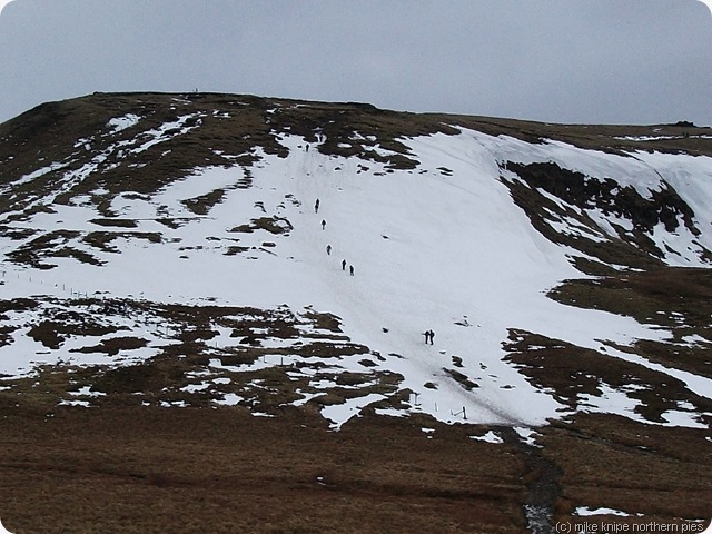 walkers climbing up to kinder