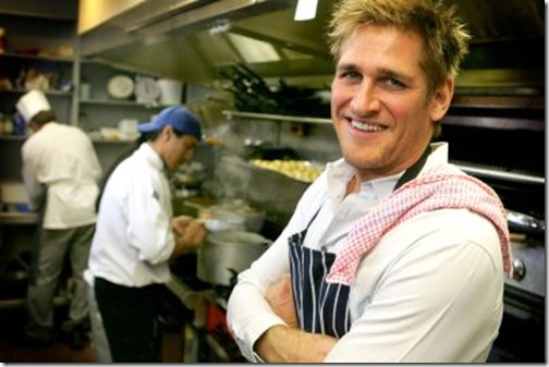 Curtis Stone cooking in Geelong at the Fishbowl Resaurant