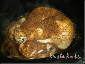 Krista Kooks Spice Rubbed Chicken in Crockpot 2