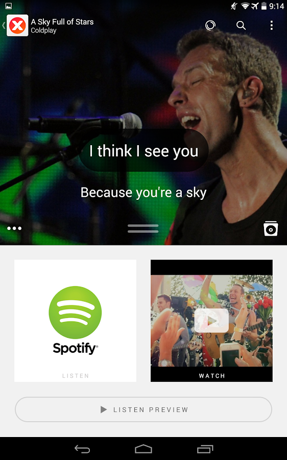 musiXmatch Music Player Lyrics screenshot
