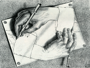 Escher Drawing Hands