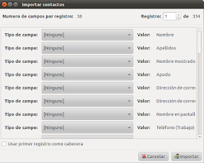 Osmo importar contactos