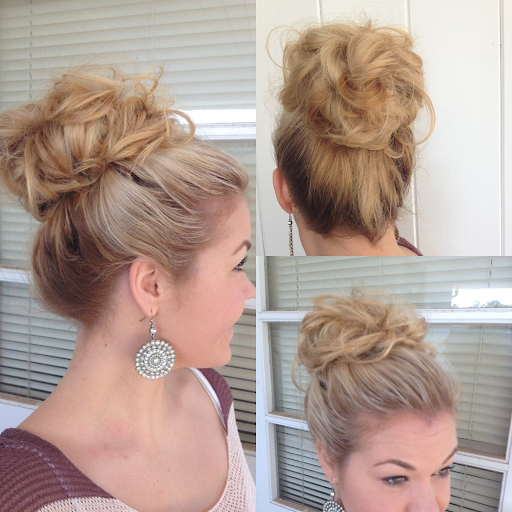 Sock bun hair tutorial