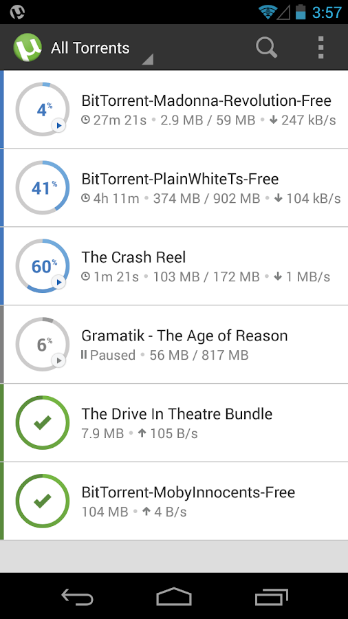    µTorrent®- Torrent Downloader- screenshot  