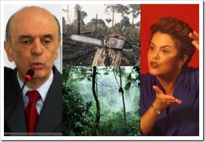 Serra e Dilma - vamos exigir o compromisso ambiental