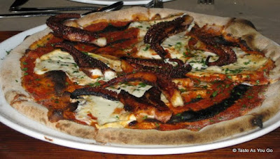 Polpo Pizza at Osteria in Philadelphia - Photo by Taste As You Go