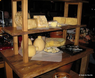 Cheese Display at Osteria in Philadelphia - Photo by Taste As You Go